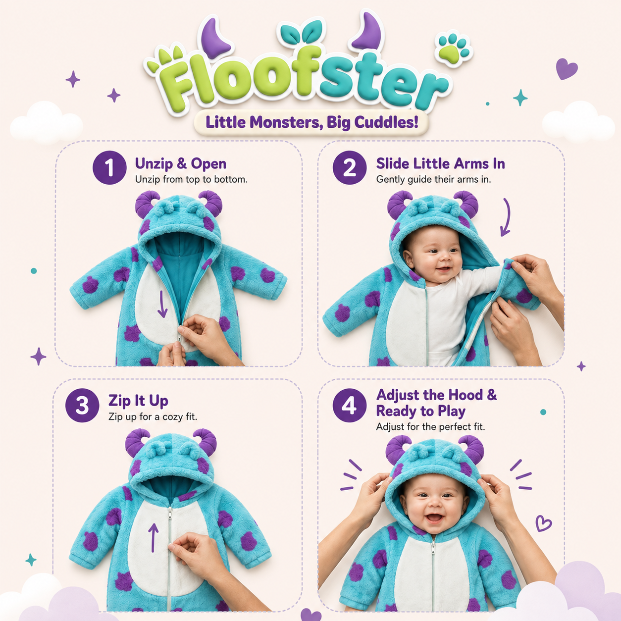 Floofster™ Monster Onesie